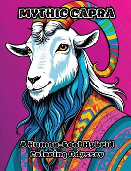 Paperback Mythic Capra: A Human-Goat Hybrid Coloring Odyssey Book