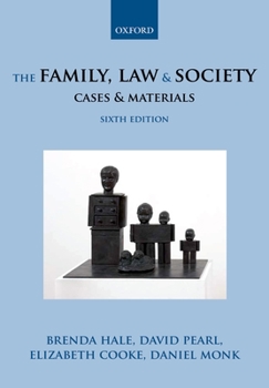 Paperback The Family, Law & Society: Cases & Materials Book