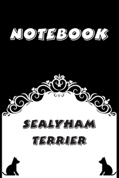 Sealyham Terrier Notebook : Black and White notebook , Decorative Journal for Sealyham Terrier Lover: Notebook /Journal Gift,Black and White,100 pages, 6x9, Soft cover, Mate Finish