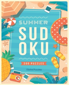 Paperback Summer Sudoku: 200 Fun 6x6 Sudoku Puzzles (Large Print) Book