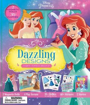 Paperback Disney Princess Dazzling Designs Book