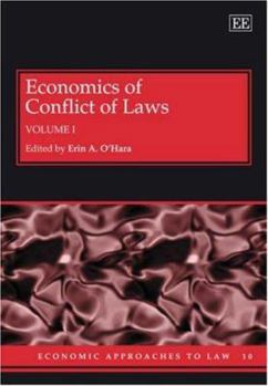 Hardcover Economics of Conflict of Laws (Economic Approaches to Law series, 10) Book