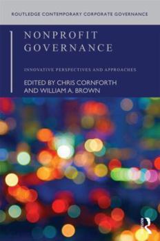 Paperback Nonprofit Governance: Innovative Perspectives and Approaches Book
