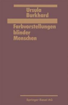 Paperback Farbvorstellung Blinder Menschen [German] Book