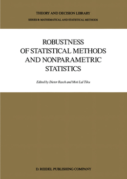 Hardcover Robustness of Statistical Methods and Nonparametric Statistics Book