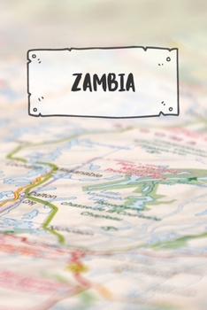 Paperback Zambia: Ruled Travel Diary Notebook or Journey Journal - Lined Trip Pocketbook for Men and Women with Lines Book