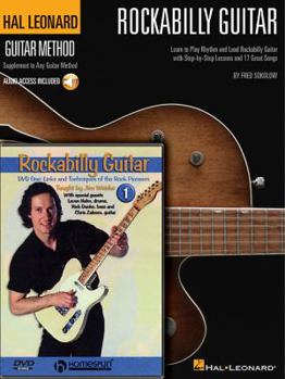 Paperback Rockabilly Guitar Pack: Includes Rockabilly Guitar 1 DVD with the Hal Leonard Rockabilly Guitar Method [With DVD] Book