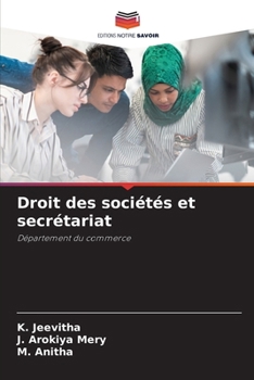 Paperback Droit des sociétés et secrétariat [French] Book