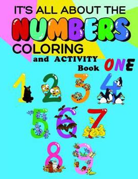 Paperback It's All About The Numbers Coloring And Activity Book - ONE Book