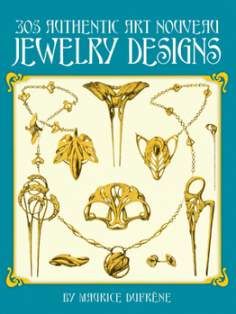 Paperback 305 Authentic Art Nouveau Jewelry Designs Book