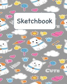 Paperback Sketchbook: Cute Puppy and Kitten Sketchbook for Adults and Kids of All Ages Book