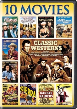 Classic Westerns, 10-Movie Collection: When Daltons Rode / The Virginian / Whispering Smith / The Spoilers / Comanche Territory / Sierra / Kansas Raiders / Tomahawk / Albuquerque / Texas Rangers Ride 