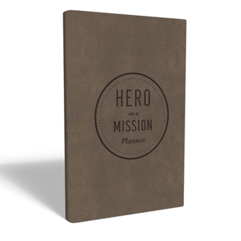 Imitation Leather Hero on a Mission Guided Planner Book