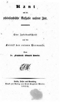 Paperback Kant und die philosophische Aufgabe unserer Zeit [German] Book