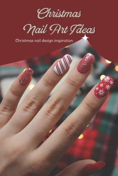 Christmas nail art ideas: Christmas nail design inspiration: Black and White