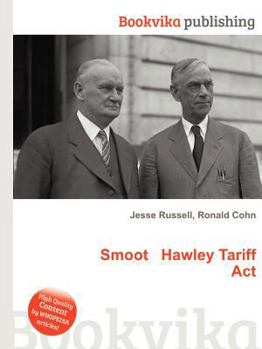 Paperback Smoot Hawley Tariff ACT Book