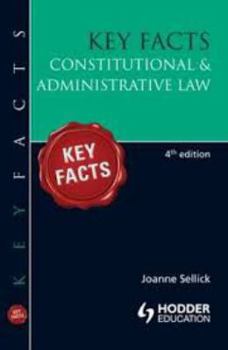 Paperback Key Facts: Constitutional & Administrative Law Book