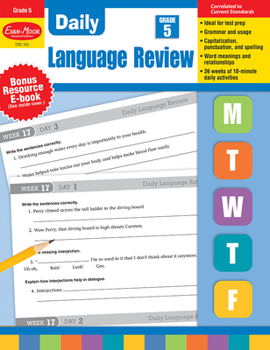 Paperback Daily Language Review, Grade 5 Teacher Edition Book
