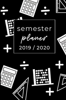 Semester Planer 2019 / 2020: A5 Coole Geschenkidee LINIERT zum Studium | Notizbuch für Studenten | Studienbeginn | Erstes Semester | Pruefung | Geburtstag | Terminkalender (German Edition)