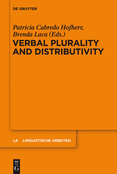Hardcover Verbal Plurality and Distributivity Book