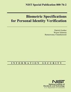 Paperback Biometric Specifications for Personal Identity Verification Book