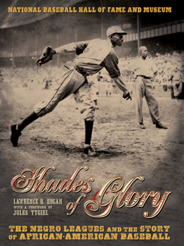 Hardcover Shades of Glory: The Negro Leagues & the Story of African-American Baseball Book