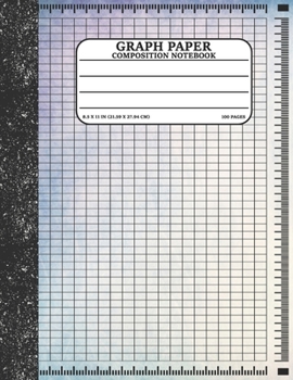 Paperback Graph Paper Composition Notebook: Math and Science Lover Graph Paper Cover Grunge(Quad Ruled 5 squares per inch, 100 pages) Birthday Gifts For Math Lo Book