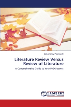 Paperback Literature Review Versus Review of Literature Book
