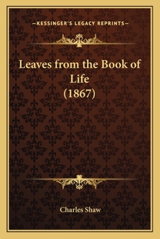 Paperback Leaves from the Book of Life (1867) Book