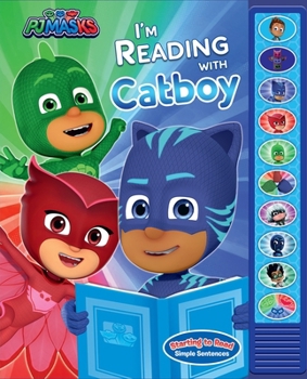 Hardcover Pj Masks: I'm Reading with Catboy Sound Book [With Battery] Book