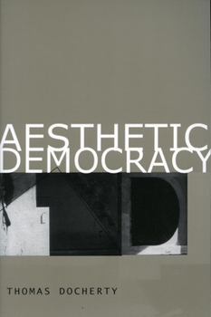 Paperback Aesthetic Democracy Book