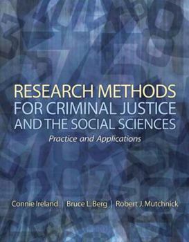 Paperback Research Methods for Criminal Justice and the Social Sciences: Practice and Applications Book