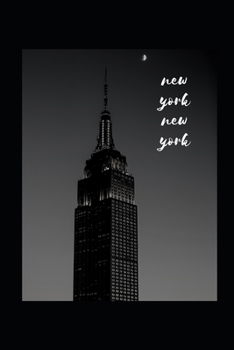 Paperback New York New York: Blank Wide Ruled Journal - Perfect Gift for Travelers - Excellent Stocking Stuffer Book