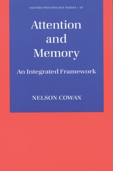 Paperback Attention and Memory: An Integrated Framework Book