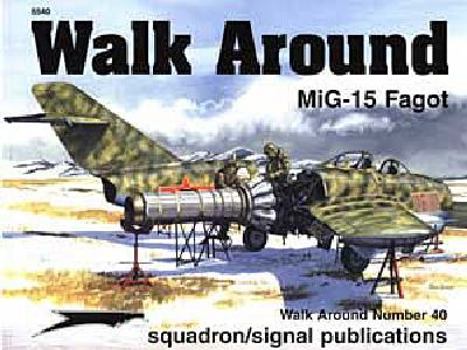 Paperback MIG-15 Fagot Walk Around Book