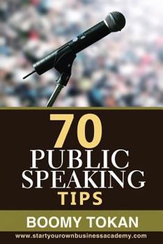 Paperback "70 Public Speaking Tips" Book