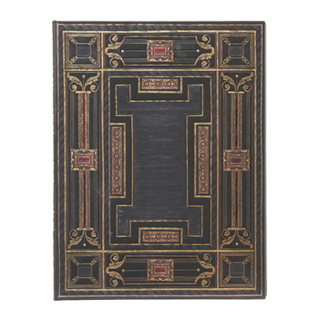 Paperblanks Onyx Asterales Hardcover Journal Ultra Unlined Elastic Band Closure 144 Pg 120 GSM