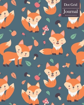 Paperback Dot Grid Journal: Notebook Planner with Unique Fox Themed Cover Design Book