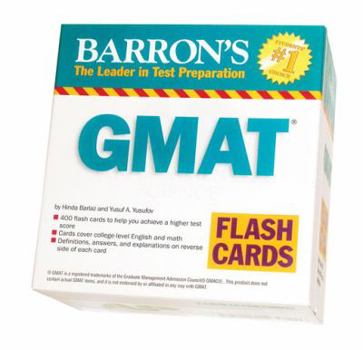 Paperback Barron's GMAT Flash Cards Book