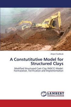 Paperback A Constutitutive Model for Structured Clays Book