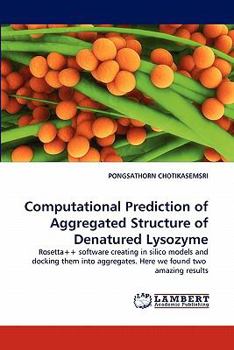 Paperback Computational Prediction of Aggregated Structure of Denatured Lysozyme Book