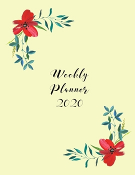 Paperback Weekly Planner 2020: 2020 Nurses Weekly Organizer Book