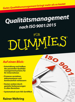 Paperback Qualitätsmanagement nach ISO 9001-2015 für Dummies [German] Book