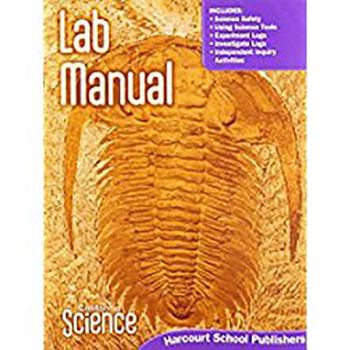 Paperback Harcourt School Publishers Science: Lab Manual Student Edition Science 08 Grade 6 Book