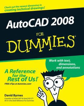Paperback AutoCAD 2008 for Dummies Book