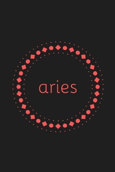 Paperback Aries: novelty star sign notebook 6"x9" Book