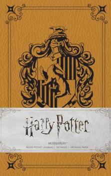 Hardcover Harry Potter: Hufflepuff Ruled Pocket Journal Book