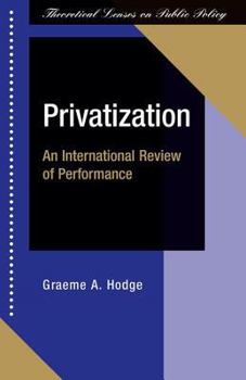 Paperback Privatization: An International Review Of Performance Book