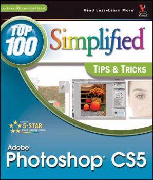 Paperback Photoshop CS5 Top 100 Simplified Tips & Tricks Book