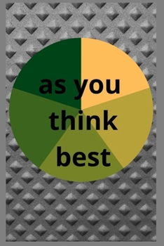 Paperback as you think best: Line Grid Journal or Notebook (6x9) inches with 120 Pages Book